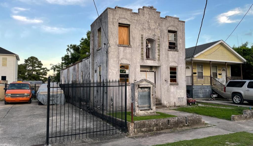 St. Anthony Divine Spiritual Temple in the Hollygrove neighborhood of New Orleans, as photographed in June 2021 by Times-Picayune | The New Orleand Advocate photojournalist David Grunfeld.
